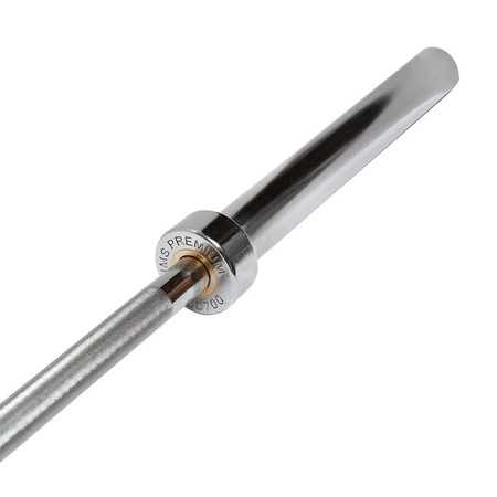 HMS Gryf Olimpijski Prosty Sztanga 220 cm + 2 Zaciski Szczękowe