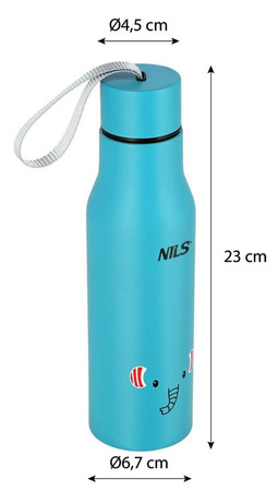 Kubek Termiczny Termos Turystyczny Stalowy Butelka Na Kawę Herbatę 500 ml