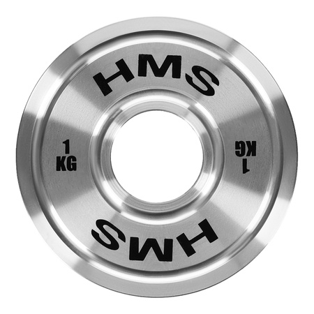 Talerz Obciążenie Olimpijskie Na Gryf Sztangę Chromowana Stal HMS 1 kg