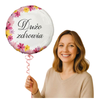 Balon Foliowy Dekoracyjny Imprezowy Na Urodziny Dużo Zdrowia GODAN 18"