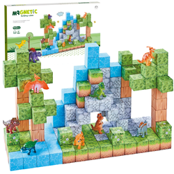 Klocki Magnetyczne Konstrukcyjne Zestaw 142 Elementy Edukacyjne Dla Dzieci