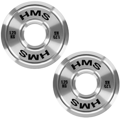 Talerz Obciążenie Olimpijskie Na Gryf Sztangę Chromowana Stal HMS 2x 1.25 kg