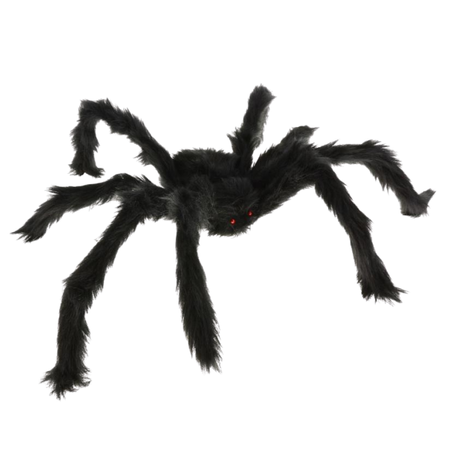 Zestaw Na Halloween Duży Pająk 60 cm + Sztuczna Krew 250 ml + 3 Balony