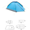 NILS Namiot Turystyczny Ogrodowy 2 Osobowy Filtr UV + Pokrowiec