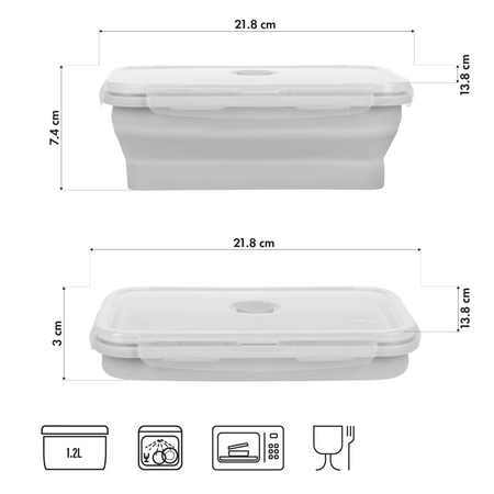 Śniadaniówka Lunchbox Pojemnik Dla Dziecka Do Szkoły 1200 ml + Bidon 560 ml