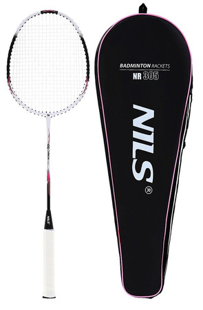 Zestaw 2 Rakiety Do Gry W Badmintona ISODYNAMIC + 6 Lotek Nylonowych NILS