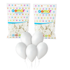 Balony  Białe Klasyczne Pastelowe Makaroniki Na Ślub Wesele 12" 200 szt.