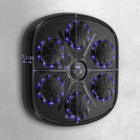 Elektroniczna Tarcza Bokserska Bluetooth Na Ścianę Z Głośnikiem + Rękawice