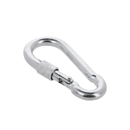 Zestaw 8x Karabińczyk Strażacki Ocynkowany Wspinaczkowy 10 mm Do Huśtawki