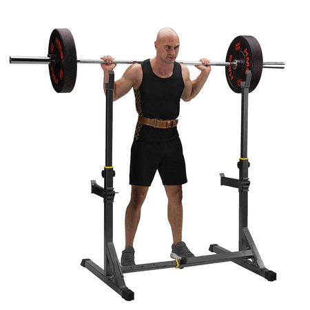 Pas Kulturystyczny Treningowy Lędźwiowy Skórzany Do Treningu Siłowego HMS