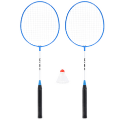 Zestaw 2 Rakiety + Lotka Nylonowa Do Gry W Badmintona Dla Dzieci NILS