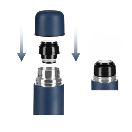 Termos Turystyczny Próżniowy Stalowy Butelka Termiczna Na Kawę 1000 ml NILS