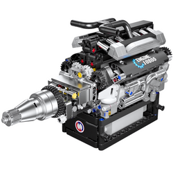 Klocki Konstrukcyjne Silnik Samochodowy V12 733 el. Na Prezent Mould King