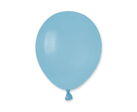 Balony Jasnoniebieskie Klasyczne Pastelowe Na Imprezę GEMAR 5" 200 szt.