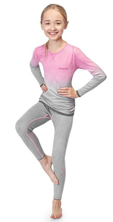 Bielizna Termoaktywna Dziecięca Na Zimę Komplet Dla Dziewczynki SPOKEY