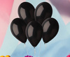 Balony Lateksowe Pastelowe Czarne Na Urodziny Ślub Wesele 12" - 100 szt.
