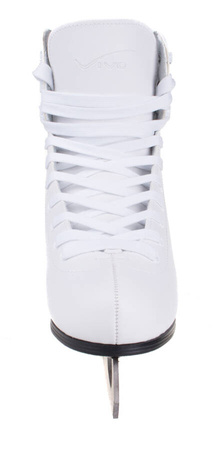 Łyżwy Figurowe Damskie Klasyczne Sznurowane Białe VIVO