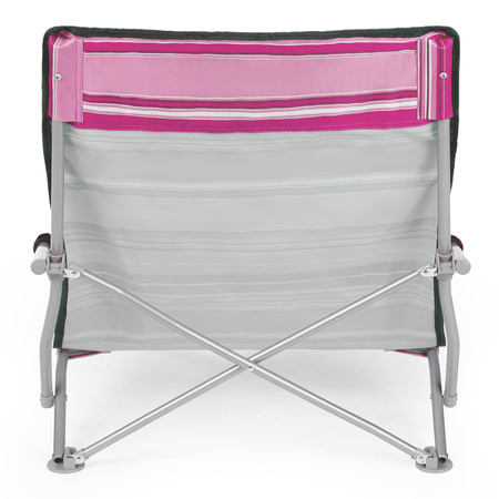 Leżak Ogrodowy Plażowy Składany Fotel Turystyczny Do Ogrodu + Pokrowiec