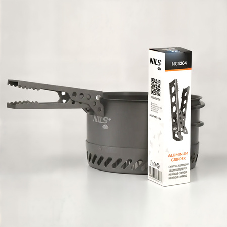 Chwytak Aluminiowy Rączka Do Garnka Turystyczny Kempingowy Survivalowy NILS