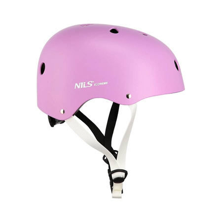 Kask Regulowany Orzeszek + Ochraniacze Zestaw Na Rolki Rower Hulajnogę NILS