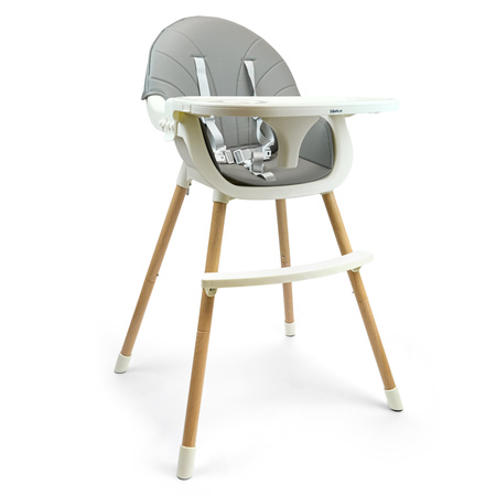 MERKAN Krzesełko Stalowe Fotelik Do Karmienia Z Blatem 3w1 Dla Dziecka