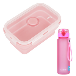 Śniadaniówka Lunchbox Pojemnik Dla Dziecka Do Szkoły 500 ml + Bidon 560 ml