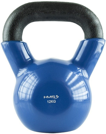 HMS Hantla Kettlebell Żeliwna Pokryta Winylem 12 kg
