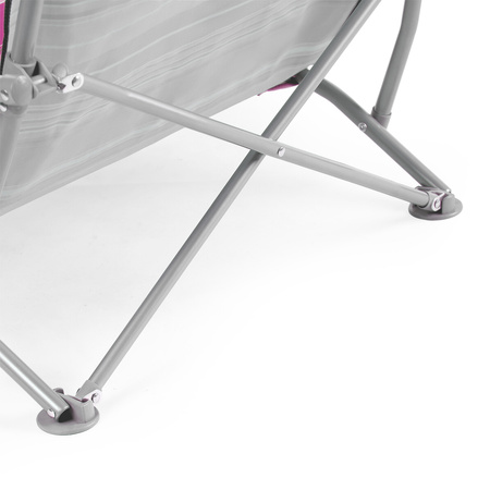 Leżak Ogrodowy Plażowy Składany Fotel Turystyczny Do Ogrodu + Pokrowiec