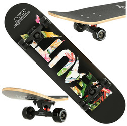 Deskorolka Klasyczna Drewniana Deska Skateboard Dla Początkujących NILS