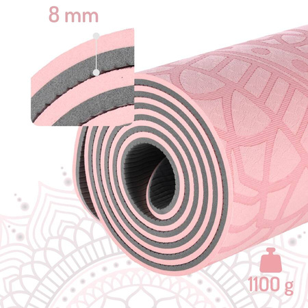 HMS Mata Antypoślizgowa Do Ćwiczeń Fitness Yogi Crossfit Z Pokrowcem