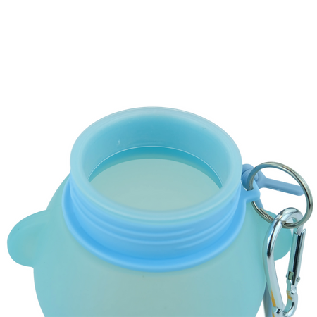 Butelka Sportowa Bidon Silikonowy Na Wodę Miś Dla Dziecka 600 ml MERKAN