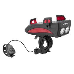 SPOKEY Lampka Rowerowe Z Uchwytem na Smartfona + Wejście USB