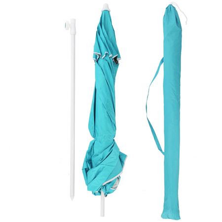 2w1 Parasol Parawan Plażowy Ogrodowy Składany Filtr UV + Uchwyt NILS CAMP