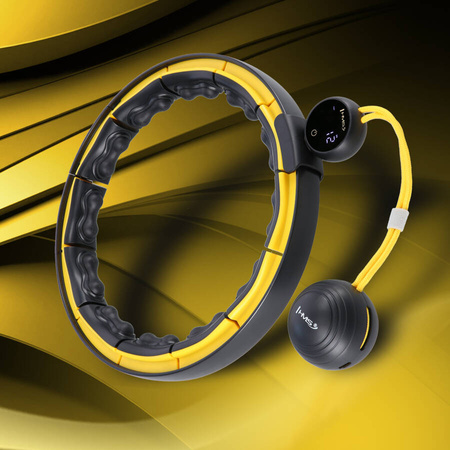 Hula Hop Magnetyczne Odchudzające Z Wypustkami i Obciążnikiem + Pas HMS