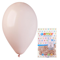 Balony Klasyczne Pastelowe Jasnoróżowe Lateksowe Na Urodziny 12" 100 szt.