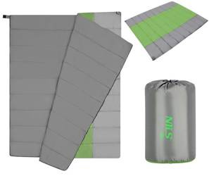 NILS Śpiwór Turystyczny Podwójny Kołdra Pod Namiot 190x150 cm