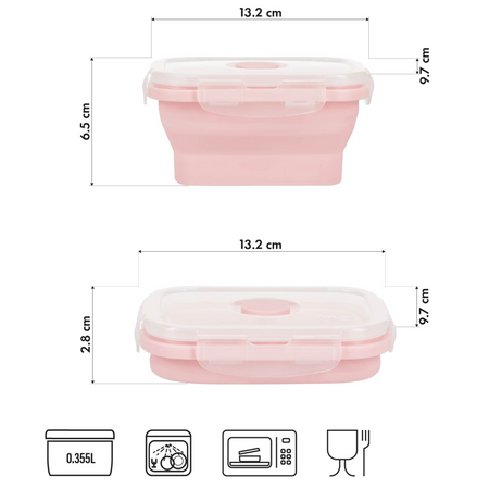 Śniadaniówka Lunchbox Pojemnik Dla Dziecka Do Szkoły 355 ml + Bidon 700 ml