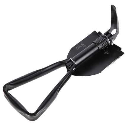 Saperka Składana Stalowa Podróżna 3w1 Szpadel Piła Kilof Z Pokrowcem NILS