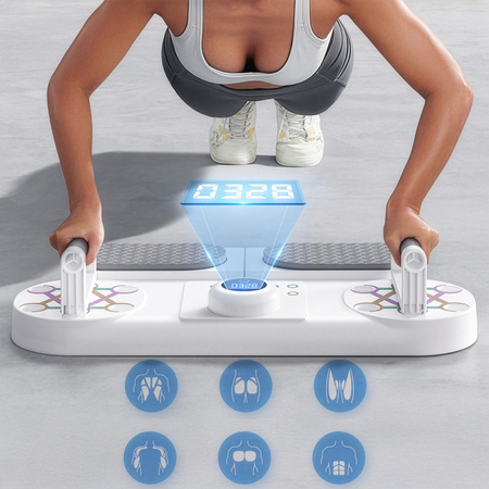 Wielofunkcyjna Deska Do Ćwiczeń Mięśni Brzucha i Pompek Z Licznikiem HMS