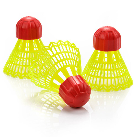 Zestaw 2 Rakiety + 3 Lotki Do Gry W SPEED Badmintona Crossmintona METEOR