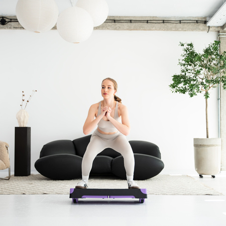 HMS Step Do Ćwiczeń Fitness Aerobiku Balansowania 3 Stopniowy 2w1