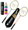 2 Rakiety W Pokrowcu ISODYNAMIC+ 6 Lotek Z Piór Zestaw Do Gry W Badmintona