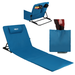 Mata Plażowa Z Regulowanym Oparciem Materac Karimata Na Kamieniste Plaże