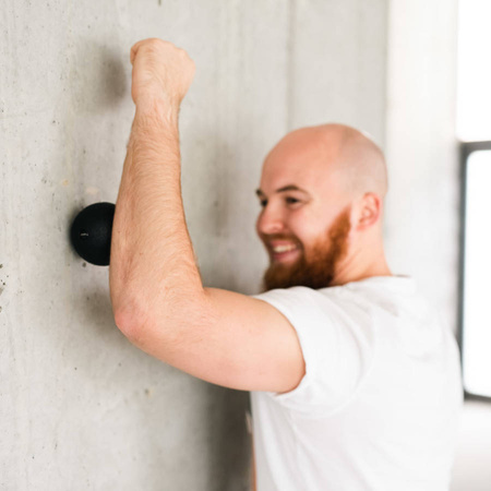 HMS Piłka Piłeczka Pojedyncza Do Masażu Lacrosse 8 cm