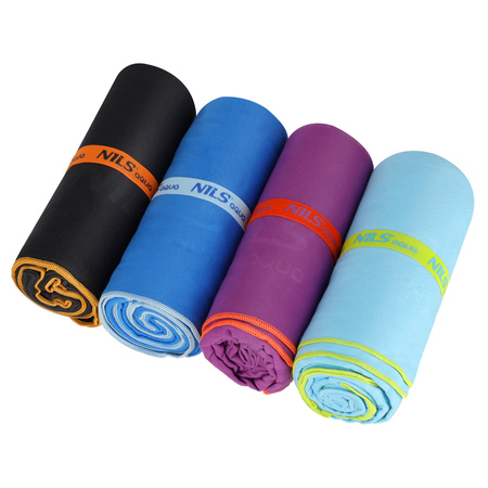 Duży Ręcznik Szybkoschnący Z Mikrofibry Plażowy 180x100 cm + Zawieszka NILS