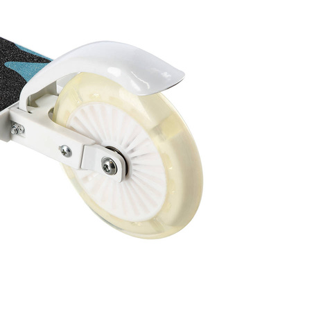 Hulajnoga Miejska Klasyczna Składana Dla Dzieci Regulowana Koła LED 120 mm