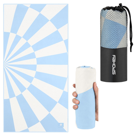 Ręcznik Plażowy Szybkoschnący Z Mikrofibry Z Zawieszką 160x80 cm SPOKEY 