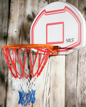 NILS Tablica Do Koszykówki Zestaw Obręcz + Tarcza + Siatka Do Kosza