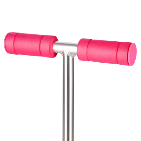 Hulajnoga Trójkołowa Dla Dzieci Balansowa Różowa Regulowana Kółka LED NILS