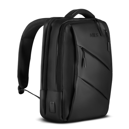 Plecak Miejski Turystyczny Trekkingowy Sportowy Z Miejscem Na Laptopa USB 15 L NILS